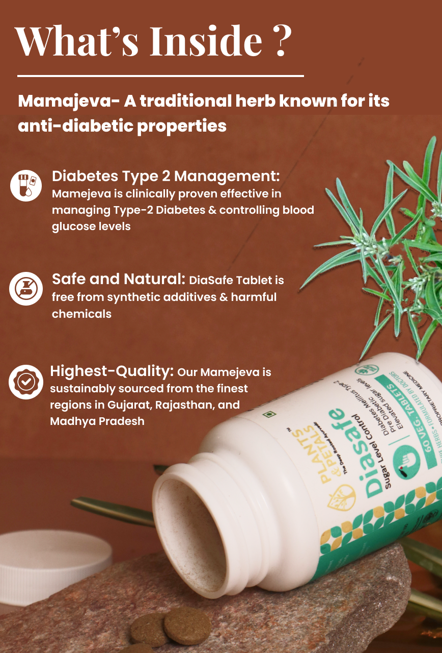 Diasafe Tablet - Helps To Manage Sugar Level in 30 Days