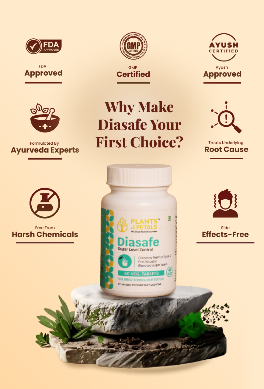 Diasafe Tablet - Helps To Manage Sugar Level in 30 Days