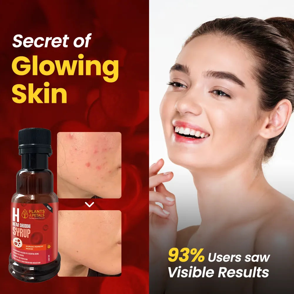 Heme Suddhi Syrup - Reduces Signs of Ageing & Boost Skin Glow